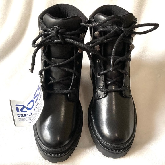 HARLEY DAVIDSON Chunky Lug Sole Grunge, Goth core Combat Moto Witchy Boots Sz 6 - Picture 5 of 15